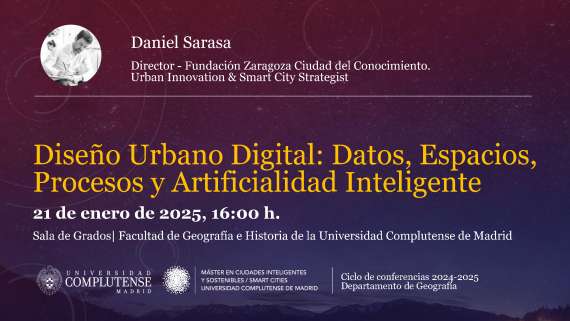 Conferencia de Daniel Sarasa | Fundación Zaragoza Ciudad del Conocimiento